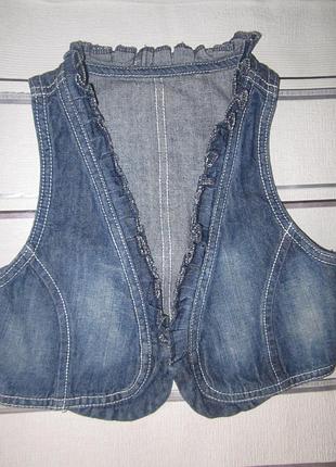 Жилетка джинс