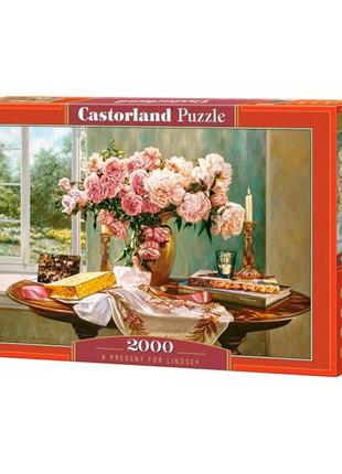 Пазлы castorland 2000 букет c-200719