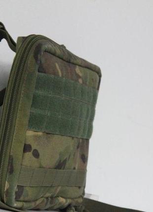 Тактична сумка під планшет / ноутбук cordura 1000d molle 21дюйм мультикам / олива1 фото