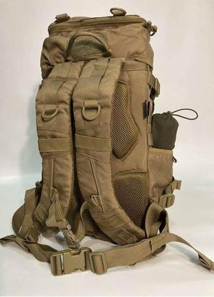 Рюкзак тактический штурмовой армейский военный yakeda evil heavy duty 35-45l койот
