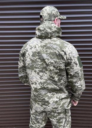Армійська військова польова літня куртка ріп-стоп з капюшоном піксель зсу2 фото