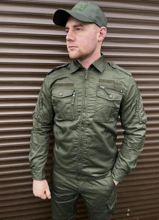 Костюм армійський військовий польовий кітель + штани хакі9 фото