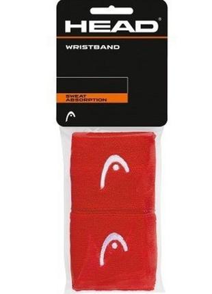 Напульсник head new wristband червоний 2,5" (285-050 rd)