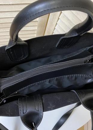 Вместительная черная женская сумка луи витон, городская сумка для женщин на плечо10 фото