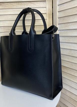 Вместительная черная женская сумка луи витон, городская сумка для женщин на плечо8 фото