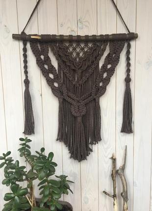 Макраме панно декор на стену