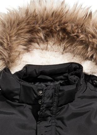 Теплая куртка h&m. размер 9-10л, 140р2 фото