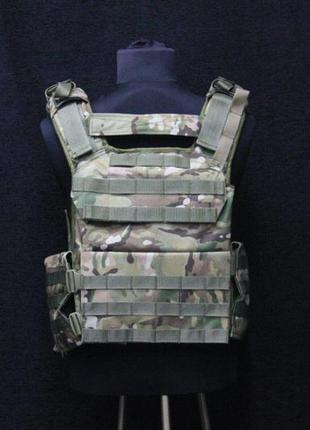 Штурмова плитоноска cordura 1000d з irr покритям (не бликує на пнб) мультика5 фото