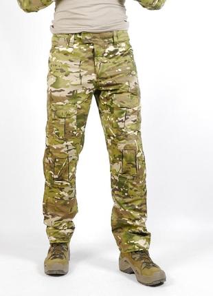 Комплект польової та повсякденної форми тактичний костюм зсу (штани рипстоп + сорочка убакс ubacs) мультикам7 фото