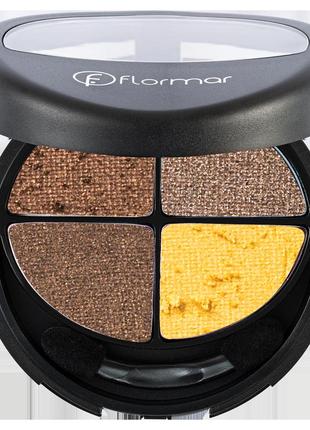 Палітра тіней quartet eyeshadow, 12 г