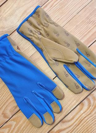 Garden line садові рукавички, розмір xl, колір синій