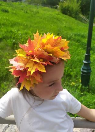Юбка и обруч для костюма листочек,осень 🍁🍁🍁6 фото
