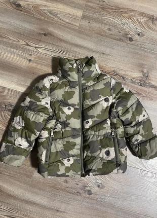 Курточка деми на флисе mango 2