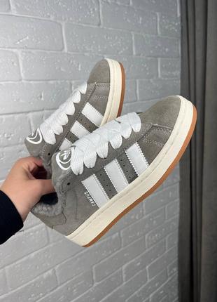 Adidas campus мужские кроссовки зима мех