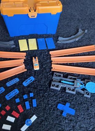 Hot wheels track builder stunt box9 фото