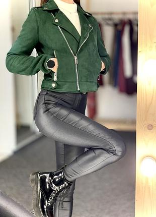 Крутая косуха под замш primark маломерит на 34(xs)