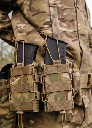 Жесткий усиленный тактический подсумок kiborg gu single mag pouch multicam7 фото