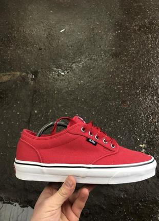 Кеды vans красные