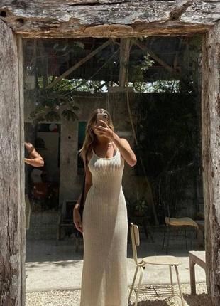 Женская длинная пляжная туника3 фото