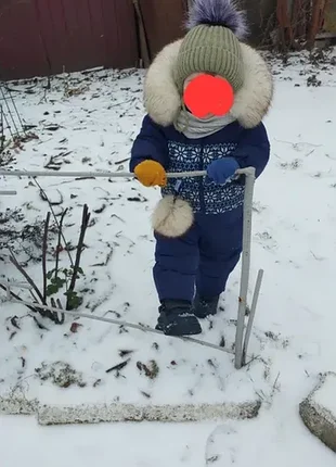 Комбінезон зима натуральне хутро