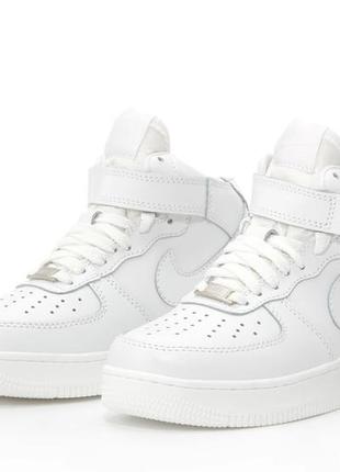 Зимние женские кроссовки nike air force 1 white (мех) 36-37-38-38.5-39-40-412 фото