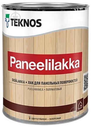 Лак панельный paneelilakka teknos полумат 2,7 л бесцветный