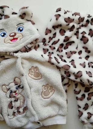 Набор костюмчик леопард