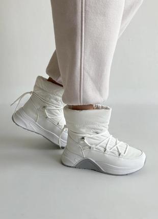 Дутики черевики зимові білі