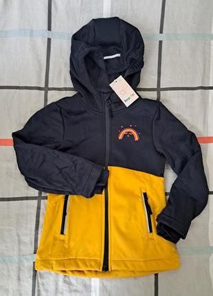 Куртка вітровка софтшел lupilu 110-116