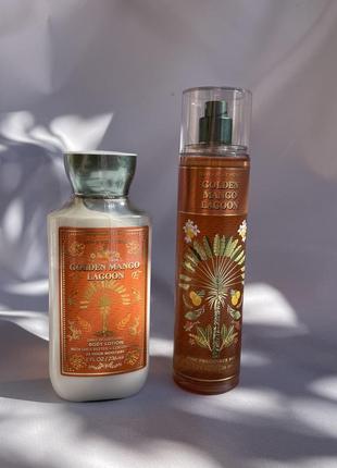 Набор для тела golden mango lagoon от bath &amp; body works