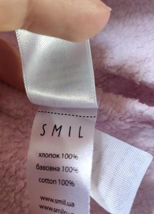 Теплый комбинезон для девочки, человечек розовый 68 см, 6 месяцев smil, слип с подкладкой5 фото