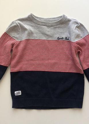 Стильний светр лонгслів кофта mothercare оригінал 9-12 місяців не зара некст свитер