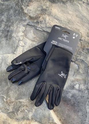 Зимние флисовые перчатки рукавиці arcteryx gore tex