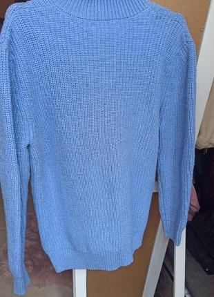 Голубой свитер4 фото