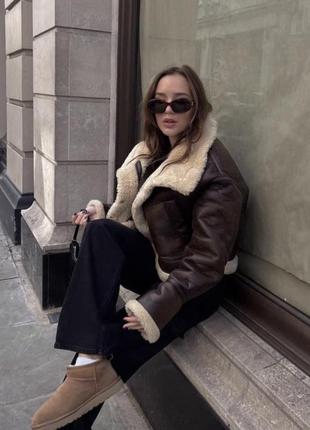 Дубленка zara