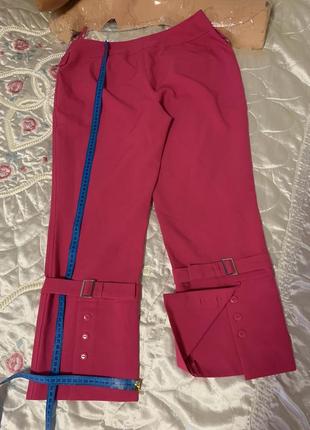 Розовые брюки- тапочки цвет фуксии разм f/145 фото