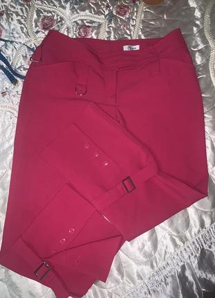 Розовые брюки- тапочки цвет фуксии разм f/149 фото
