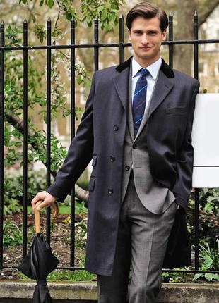 Пальто мужское классическое charles tyrwhitt covert coat