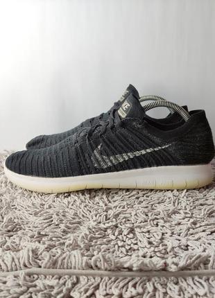 Лёгкие кроссовки найк nike free rn flykhnit размер 44 стелька 28 см