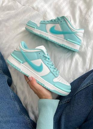 Nike dunk low twist "mint" кросівки