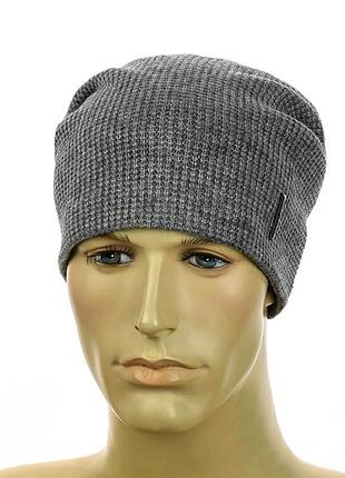 Мужская шапка "felix" серый