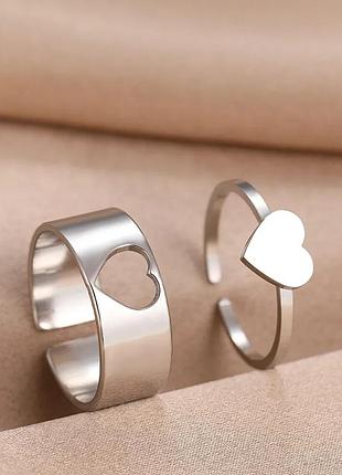 Парні каблучки серце