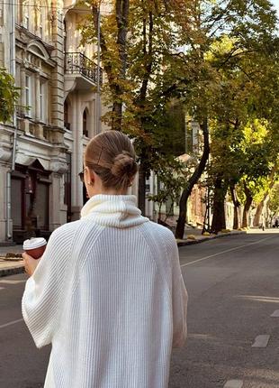 Вязаное платье оверсайз9 фото