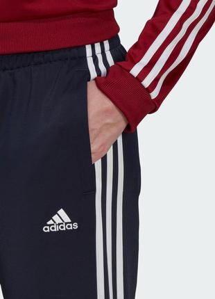 Спортивные штаны adidas essentials 3-stripes navy hm19133 фото