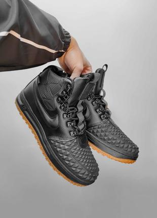 Чоловічі зимові кросівки черевики чоботи найк на хутрі nike lunar force duckboot fur [41-45]7 фото