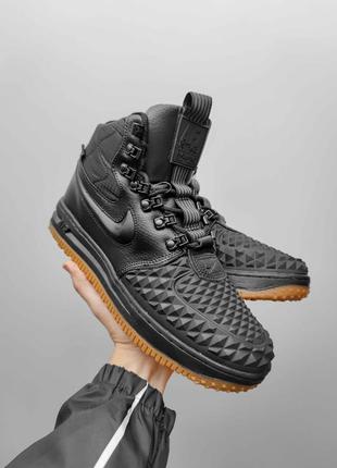 Чоловічі зимові кросівки черевики чоботи найк на хутрі nike lunar force duckboot fur [41-45]8 фото