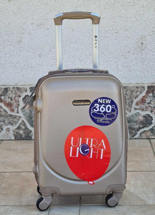 Качественный чемодан fly  k 310 шампанское3 фото