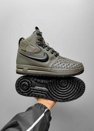 Чоловічі зимові кросівки черевики чоботи найк на хутрі nike lunar force duckboot fur [41-45]6 фото