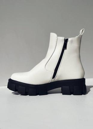 Челси chelsea zip white4 фото