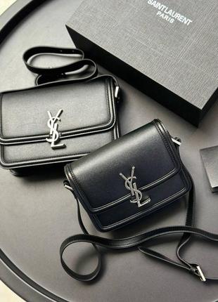 Женская сумка черная solferino saint laurent люкс качество